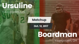 Matchup: Ursuline  vs. Boardman  2017