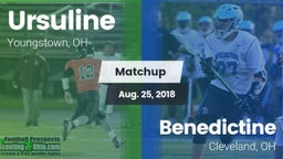 Matchup: Ursuline  vs. Benedictine  2018