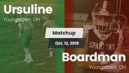 Matchup: Ursuline  vs. Boardman  2018