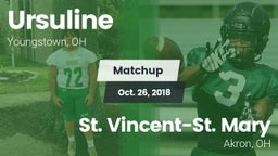 Matchup: Ursuline  vs. St. Vincent-St. Mary  2018