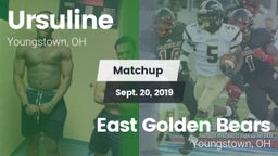 Matchup: Ursuline  vs. East  Golden Bears 2019