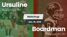 Matchup: Ursuline  vs. Boardman  2019