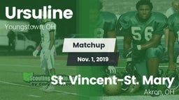 Matchup: Ursuline  vs. St. Vincent-St. Mary  2019