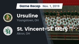 Recap: Ursuline  vs. St. Vincent-St. Mary  2019