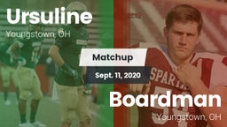 Matchup: Ursuline  vs. Boardman  2020