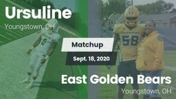 Matchup: Ursuline  vs. East  Golden Bears 2020