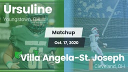 Matchup: Ursuline  vs. Villa Angela-St. Joseph  2020