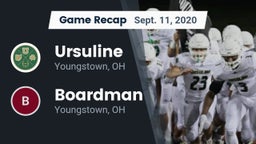 Recap: Ursuline  vs. Boardman  2020