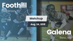 Matchup: Foothill  vs. Galena  2018