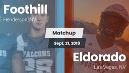 Matchup: Foothill  vs. Eldorado  2018