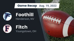 Recap: Foothill  vs. Fitch  2022