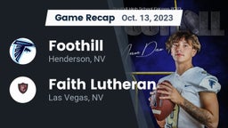 Recap: Foothill  vs. Faith Lutheran  2023