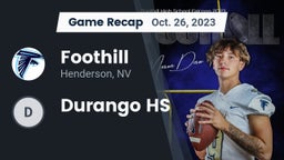 Recap: Foothill  vs. Durango HS 2023