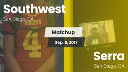 Matchup: Southwest High Schoo vs. Serra  2017