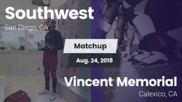 Matchup: Southwest High Schoo vs. Vincent Memorial  2018