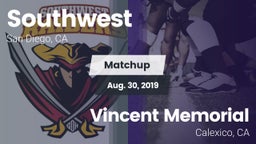 Matchup: Southwest High Schoo vs. Vincent Memorial  2019