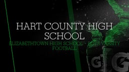 Elizabethtown football highlights Hart County High School