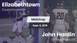Matchup: Elizabethtown High vs. John Hardin  2019