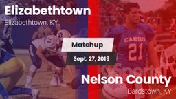 Matchup: Elizabethtown High vs. Nelson County  2019