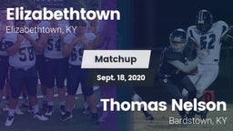 Matchup: Elizabethtown High vs. Thomas Nelson  2020