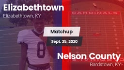 Matchup: Elizabethtown High vs. Nelson County  2020