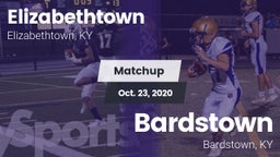 Matchup: Elizabethtown High vs. Bardstown  2020