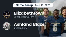 Recap: Elizabethtown  vs. Ashland Blazer  2020