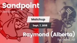 Matchup: Sandpoint High vs. Raymond (Alberta)  2018