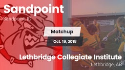 Matchup: Sandpoint High vs. Lethbridge Collegiate Institute 2018
