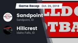 Recap: Sandpoint  vs. Hillcrest  2018