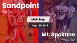 Matchup: Sandpoint High vs. Mt. Spokane 2019