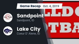 Recap: Sandpoint  vs. Lake City  2019