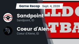 Recap: Sandpoint  vs. Coeur d'Alene  2020
