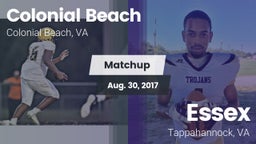 Matchup: Colonial Beach High  vs. Essex  2017