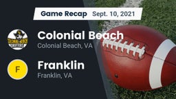 Recap: Colonial Beach  vs. Franklin  2021