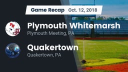 Recap: Plymouth Whitemarsh  vs. Quakertown  2018