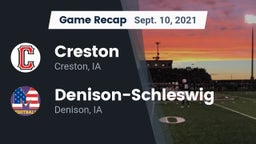 Recap: Creston  vs. Denison-Schleswig  2021