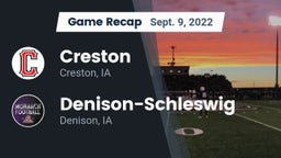 Recap: Creston  vs. Denison-Schleswig  2022