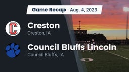 Recap: Creston  vs. Council Bluffs Lincoln  2023
