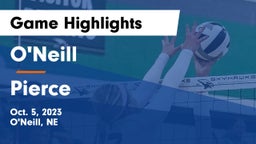 O'Neill  vs Pierce  Game Highlights - Oct. 5, 2023