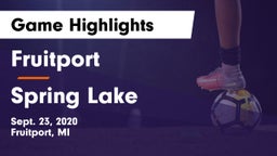 Fruitport  vs Spring Lake  Game Highlights - Sept. 23, 2020