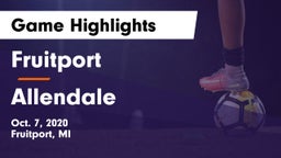Fruitport  vs Allendale  Game Highlights - Oct. 7, 2020