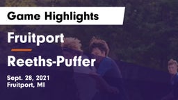 Fruitport  vs Reeths-Puffer  Game Highlights - Sept. 28, 2021