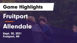 Fruitport  vs Allendale  Game Highlights - Sept. 20, 2021