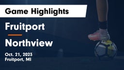 Fruitport  vs Northview  Game Highlights - Oct. 21, 2023