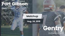 Matchup: Port Gibson High Sch vs. Gentry  2018