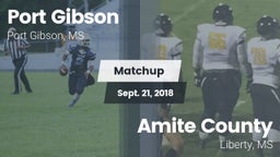 Matchup: Port Gibson High Sch vs. Amite County  2018