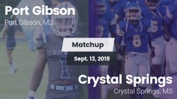 Matchup: Port Gibson High Sch vs. Crystal Springs  2019