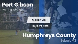 Matchup: Port Gibson High Sch vs. Humphreys County  2019