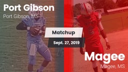 Matchup: Port Gibson High Sch vs. Magee  2019